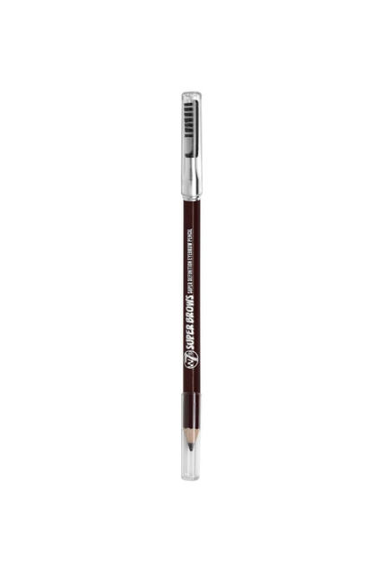 W7 Super Brows Super Definition Eyebrow Pencil - Dark Brown HD Brow Pen + Brush