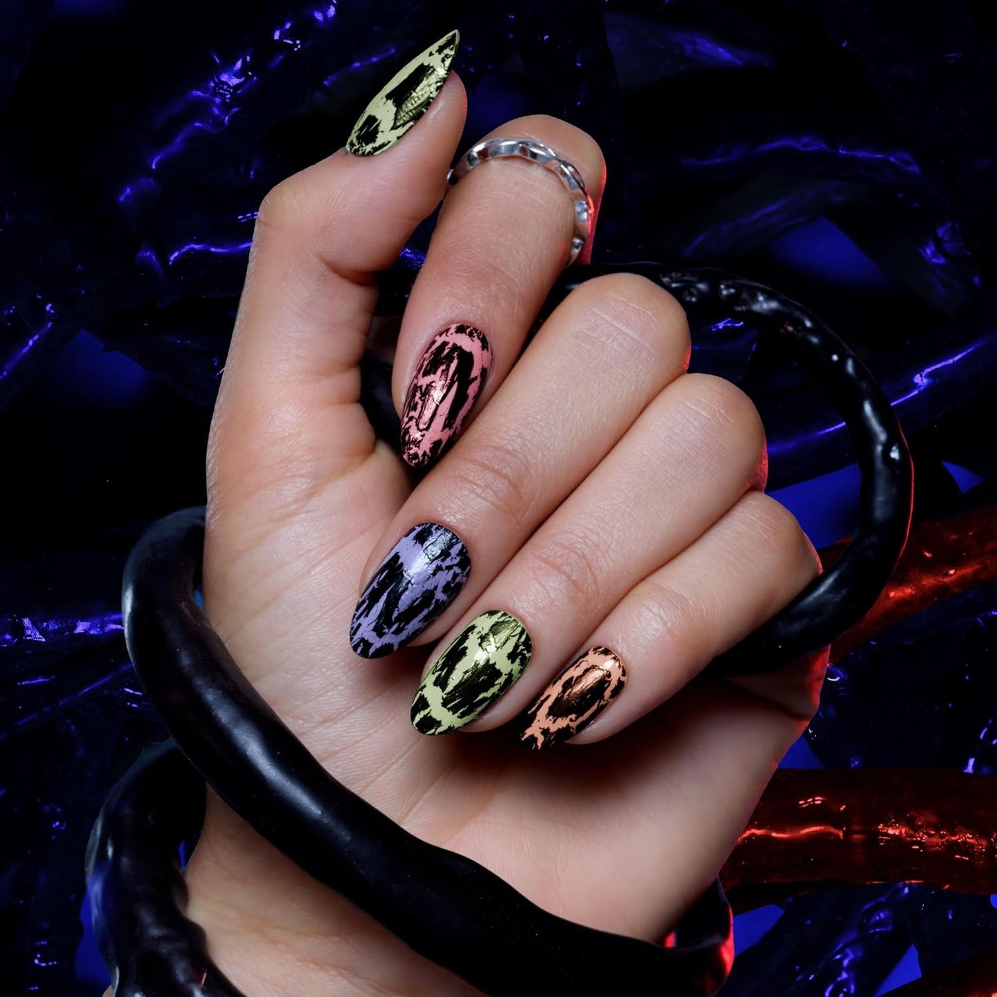 Sally Hansen Insta-Dri x Stranger Things Nail Polish, 743 Between Worlds, 0.31oz