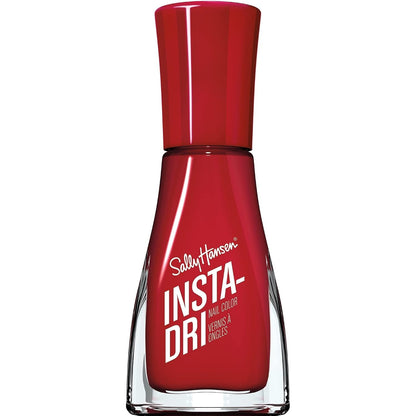 Sally Hansen Insta-Dri ASAP Apple Red Nail Polish Quick Dry 1 Minute 0.31oz 3-in