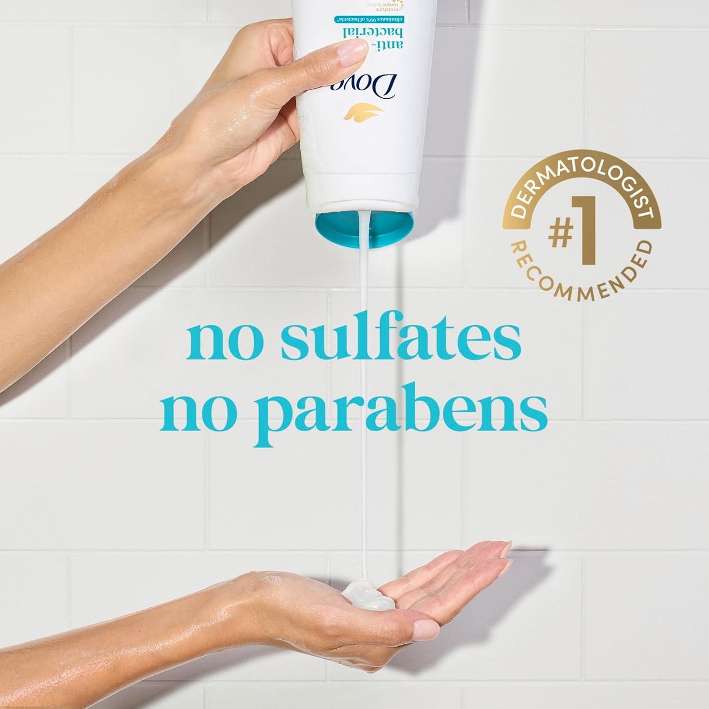 2 Pack Dove Antibacterial Body Wash Care & Protect 20 oz Each All Skin Types
