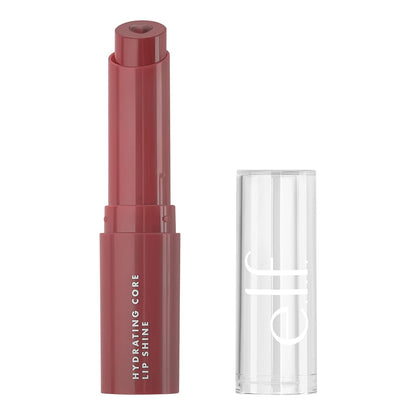 e.l.f. Hydrating Core Lip Shine with Shea Butter & Vitamin E, Happy Dusty Rose