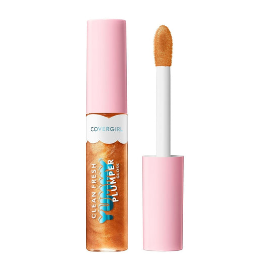 Covergirl Clean Fresh Yummy Plumper Lip Gloss, 900 It's Gold Outside, Shiny