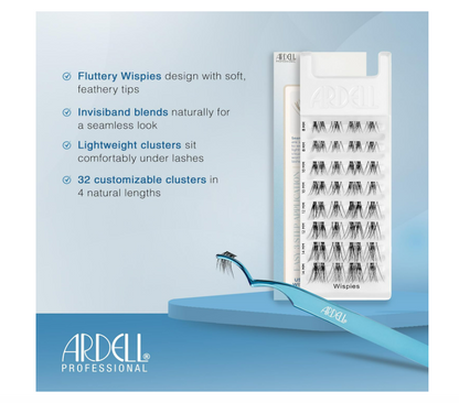 2 Pack Ardell Seamless Underlash Wispies Lash Clusters 32ct Invisiband
