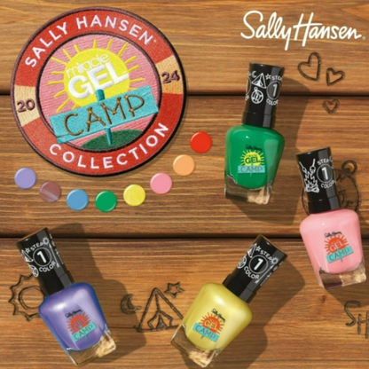 Lot 5 Sally Hansen Miracle Gel Summer Camp Collection Nail Polish Assorted Color