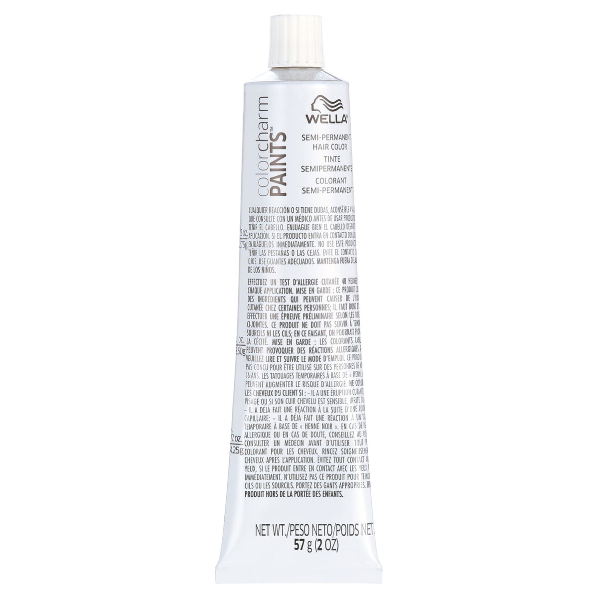 2 Pack Wella Color Charm Paints Semi-Permanent Hair Color - Blue 2 oz Tubes