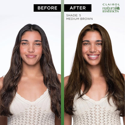 Clairol Natural Instincts Demi-Permanent Hair Dye, 6C Light Brown | Ammonia‑Free