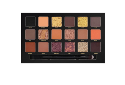 W7 Influence Pressed Pigment Palette, 18 Shades