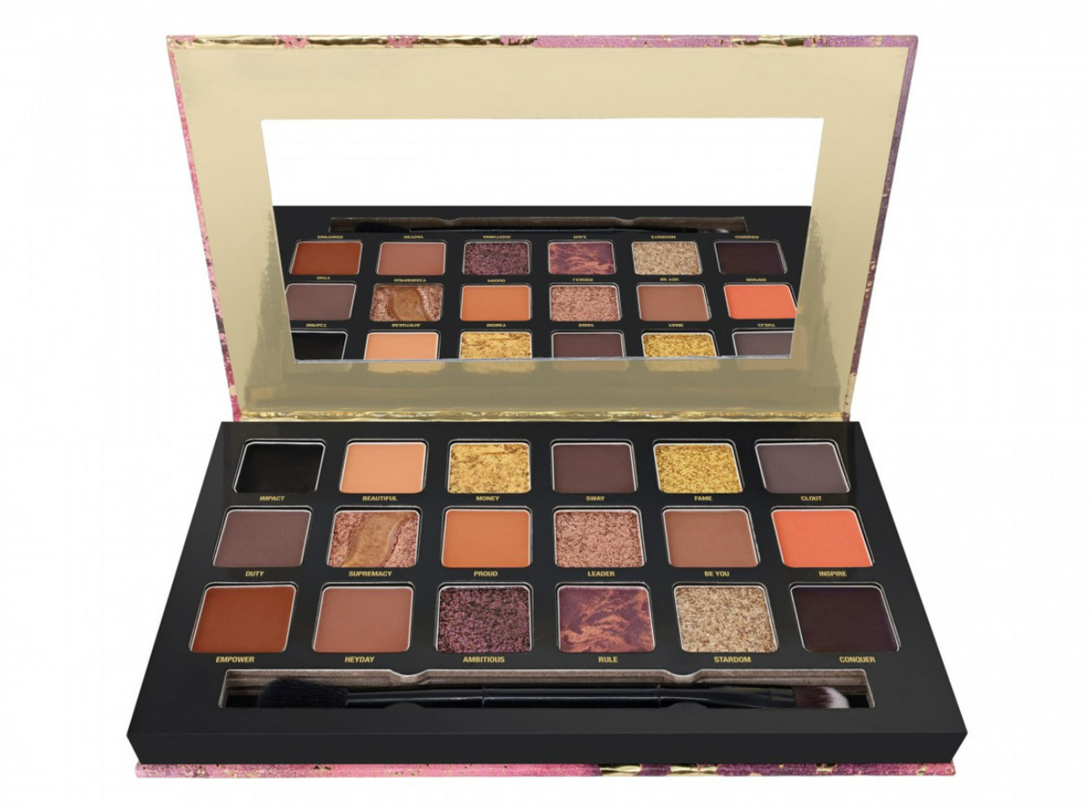 W7 Influence Pressed Pigment Palette, 18 Shades