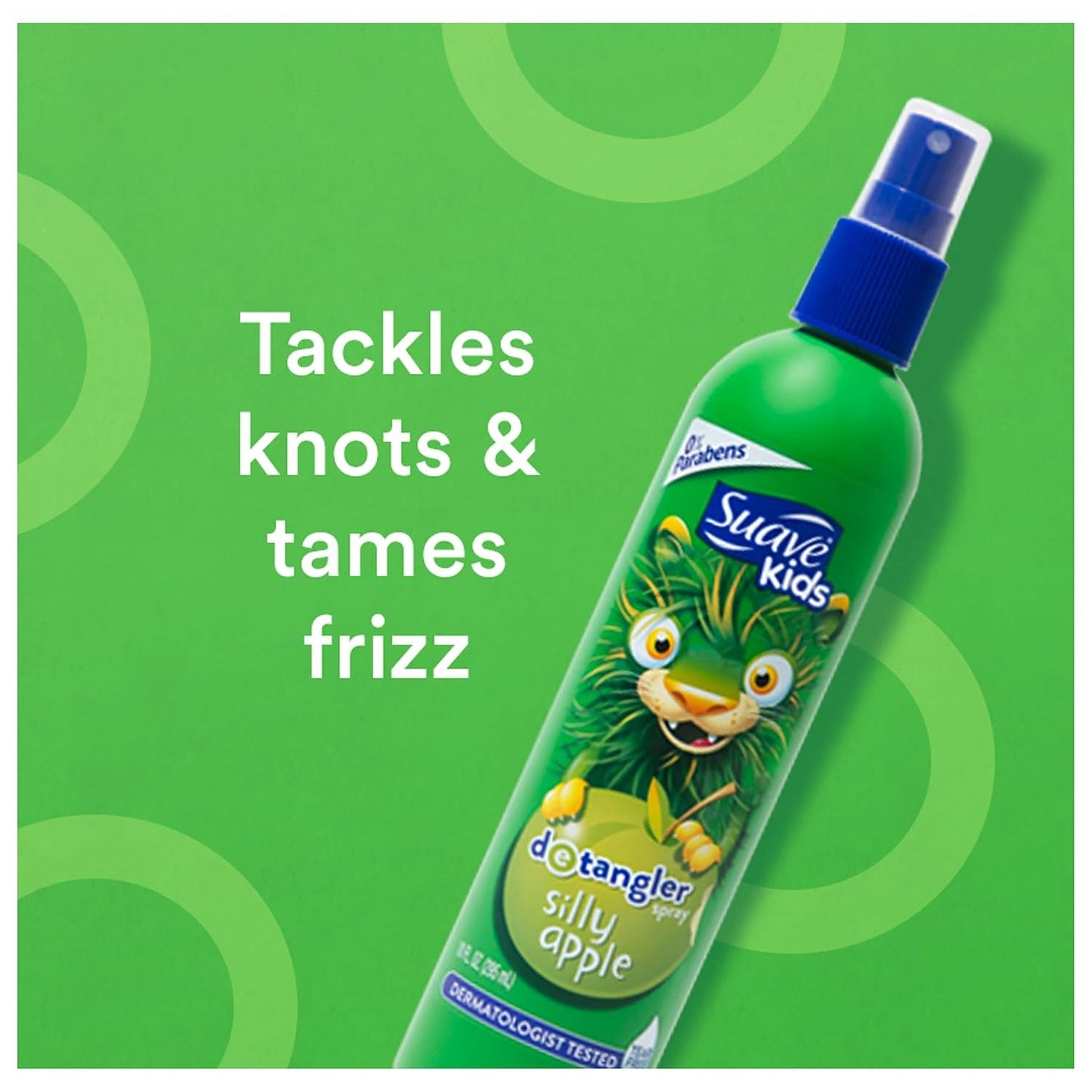 Suave Kids Detangler Spray For Tear-Free Styling Silly Apple Dermatologist-Teste