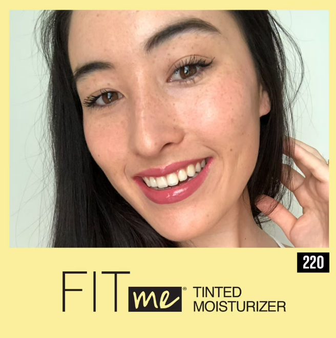 Maybelline Fit Me Tinted Moisturizer, Natural Coverage, Face Makeup, 220, 1 fl.