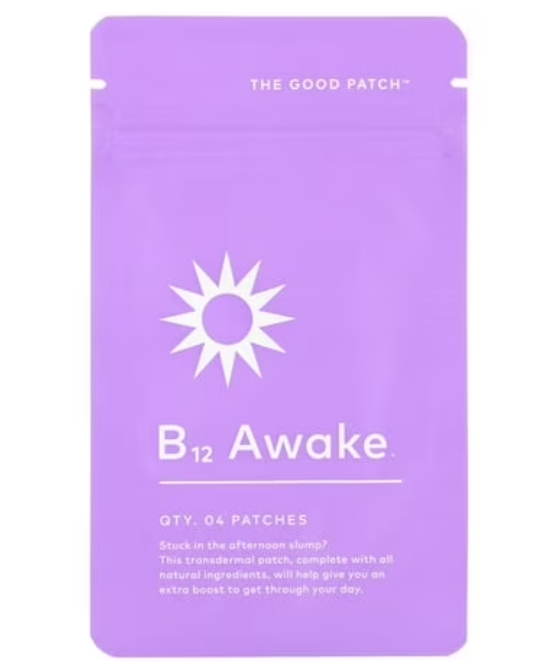The Good Patch B12 Awake Patch, Natural Patch with Caffeine, 4 Patch(es)