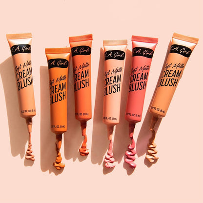 L.A. Girl Soft Matte Cream Blush, Kiss Up GBL444