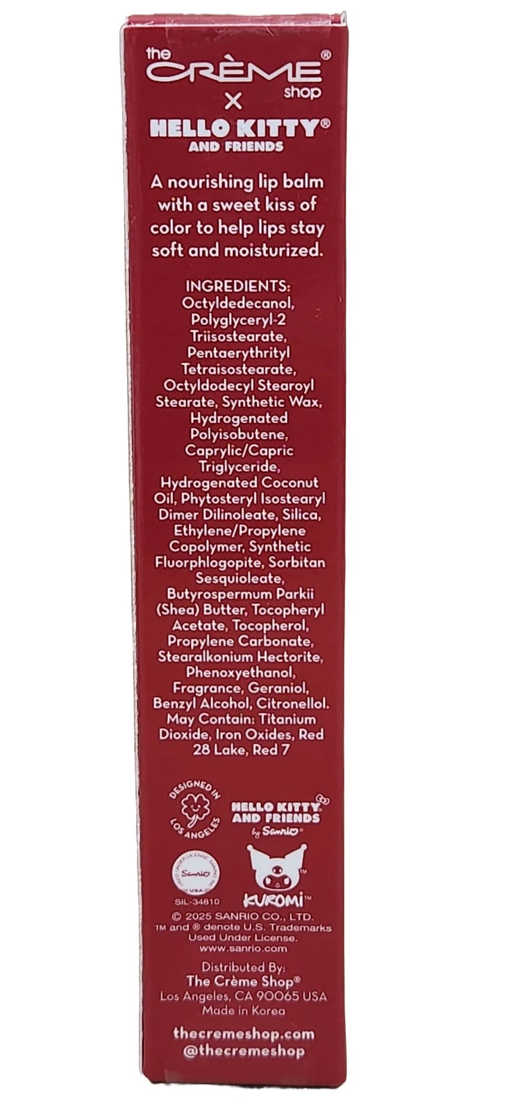 The Creme Shop Hello Kitty and Friends Hello Lippy Tinted Moisturizing Lip Balm
