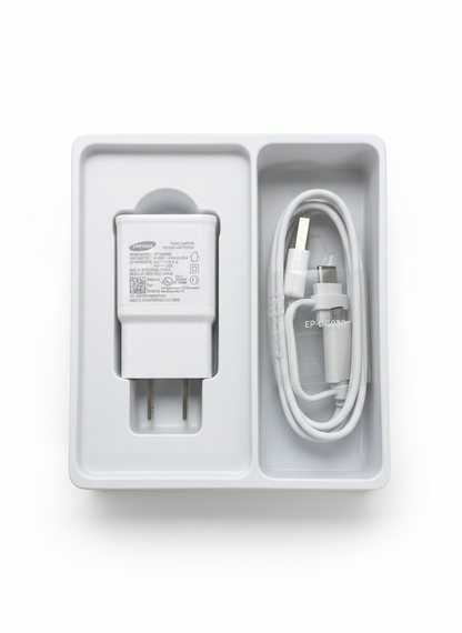 Samsung Adaptive Charging Travel Wall Plug, USB-C & Micro USB Adapter - OEM