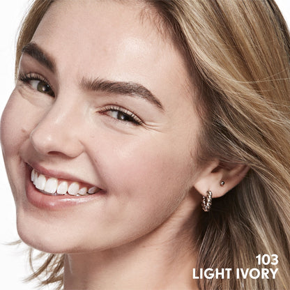 COVERGIRL Clean Invisible Liquid Foundation, 103 Light Ivory, 1.0 fl oz