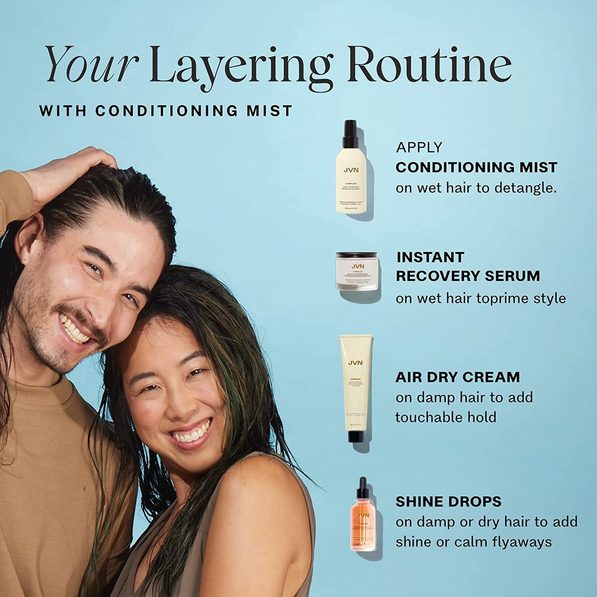 JVN Complete Leave-In Conditioning Mist Color: None Size: 5 FL OZ
