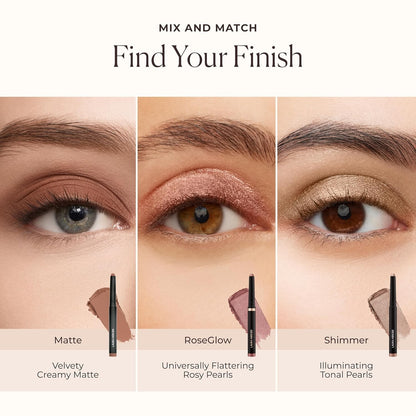 Laura Mercier Caviar Stick Cream Eyeshadow: Shimmer and Matte Finishes, Caramel
