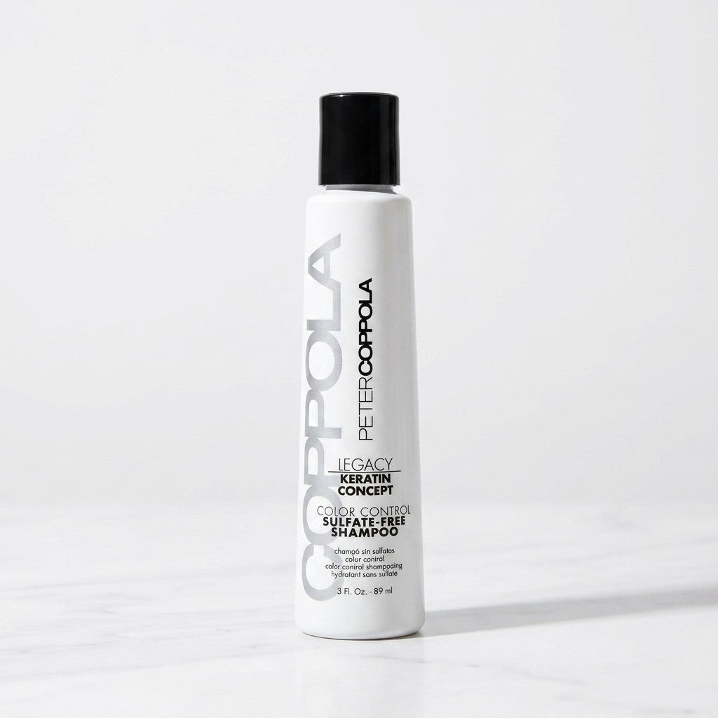 2 Pk Peter Coppola Legacy Keratin Color Control Sulfate Free Shampoo 3oz Travel