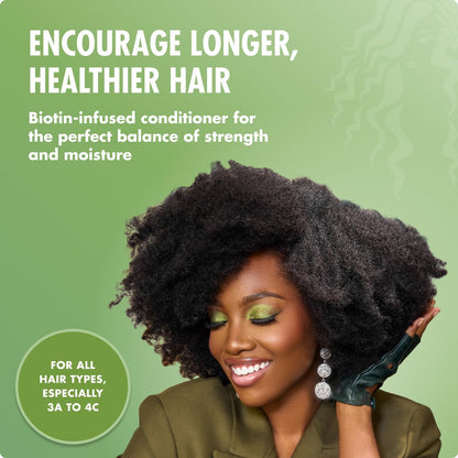 Mielle Organics Rosemary Mint Biotin Strengthening Conditioner, 12 oz Detangling