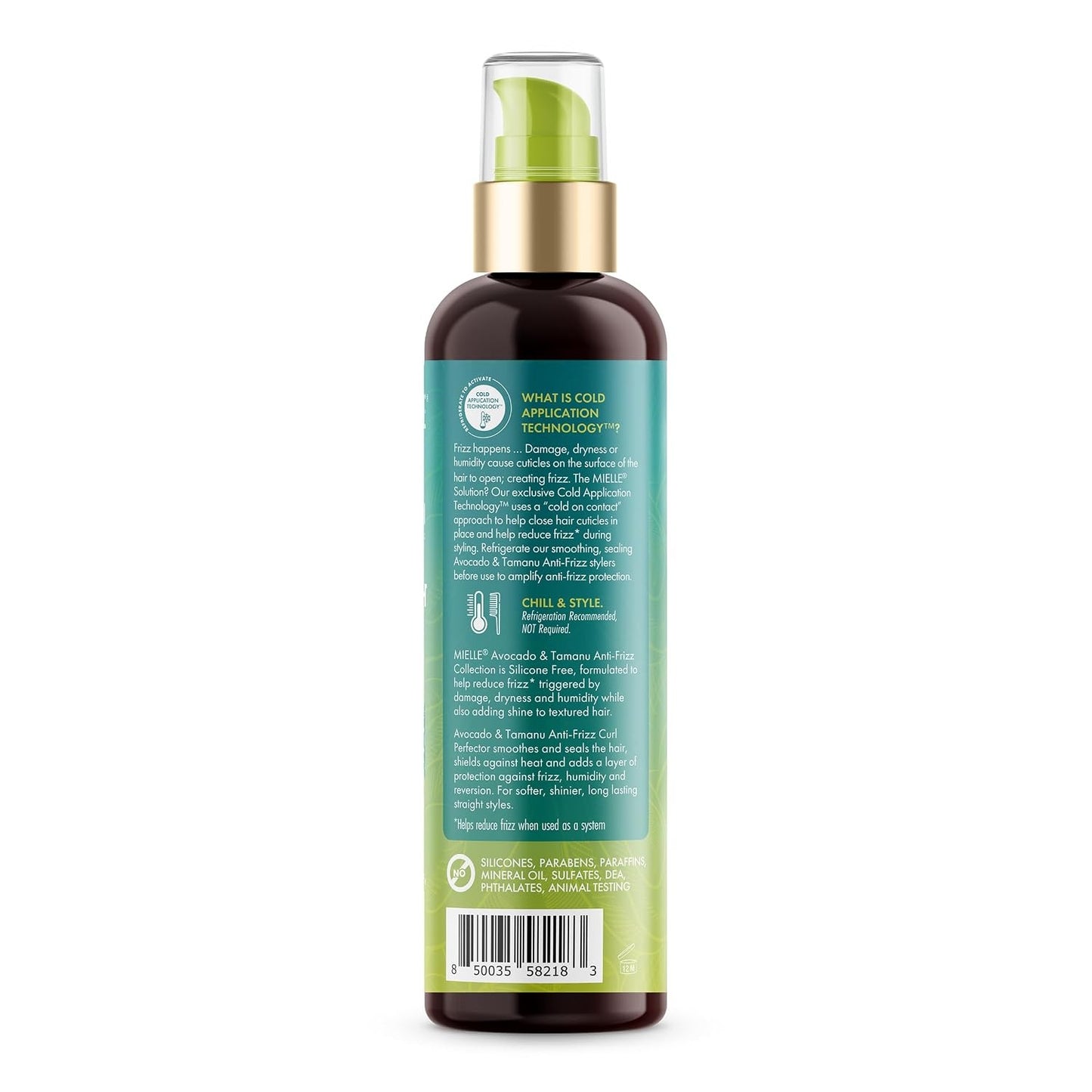 Mielle Avacado & Tamanu Blend Anti-Frizz Stay Straight Serum 6 Fl Oz (Pack of 1)