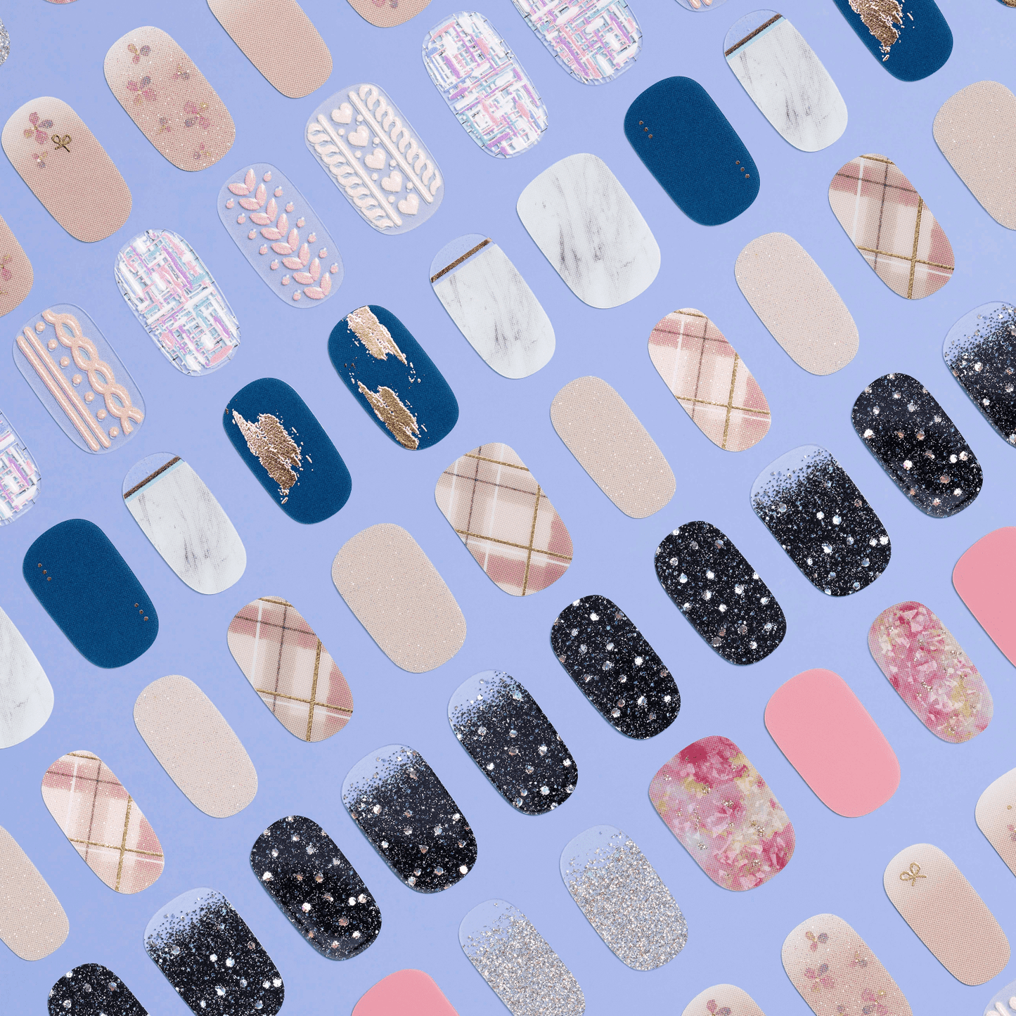 Sally Hansen Salon Effects Nail Strips | No UV Light Needed, No Dry Time, Long-Lasting, Non-Damaging | 32 Nail Strips, 1 Cuticle Stick, Nail File, Prep Pad | Phen-Animal