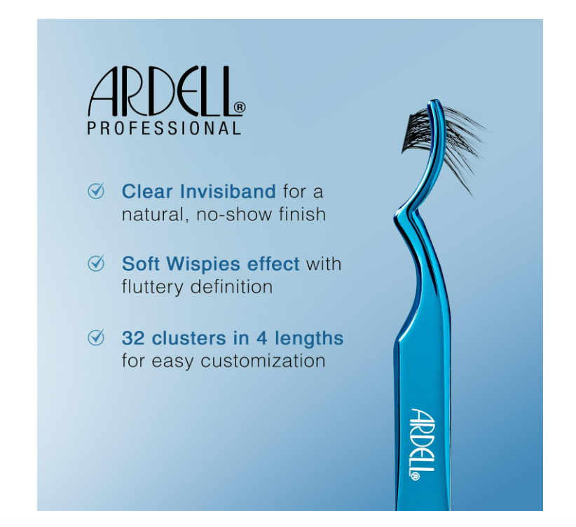 Ardell Seamless Underlash Wispies Lash Clusters, DIY Lash Extension, 32 ct
