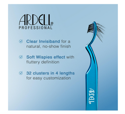 Ardell Seamless Underlash Wispies Lash Clusters, DIY Lash Extension, 32 ct