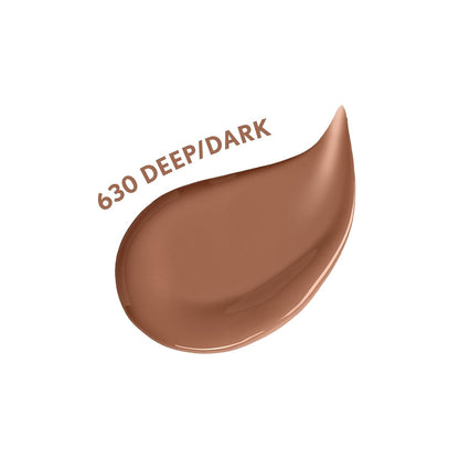 COVERGIRL Clean Fresh Nourishing Skin Tint, 630 Deep/Dark, Liquid Foundation.
