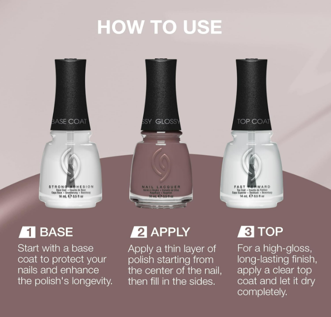 China Glaze CG Nail Lacquer Weathered Bark Deep Taupe Brown Nail Polish Quick Dry Chip Resistant Glossy Finish for Salon DIY Manicure 0 5 fl oz