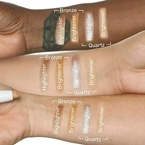 LIQUE Active Highlighter & Eye Brightener Duo Makeup Stick Bronze, 0.09 Oz.