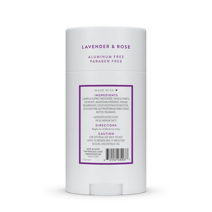Native Deodorant Contains Naturally Derived Ingredients, Lavender & Rose 2.65oz