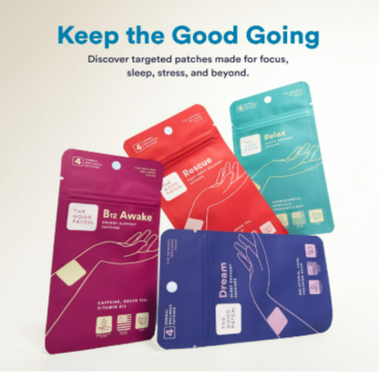 The Good Patch Nite Nite Sleep Patches 4 Count  3mg Melatonin