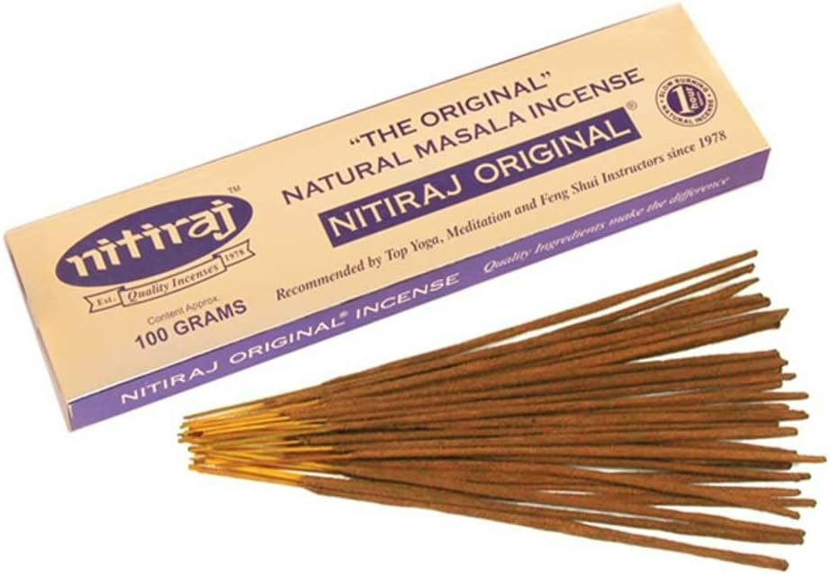 The Original Natural Masala Incense Slow Burning 1 Hour per Stick, 100grm
