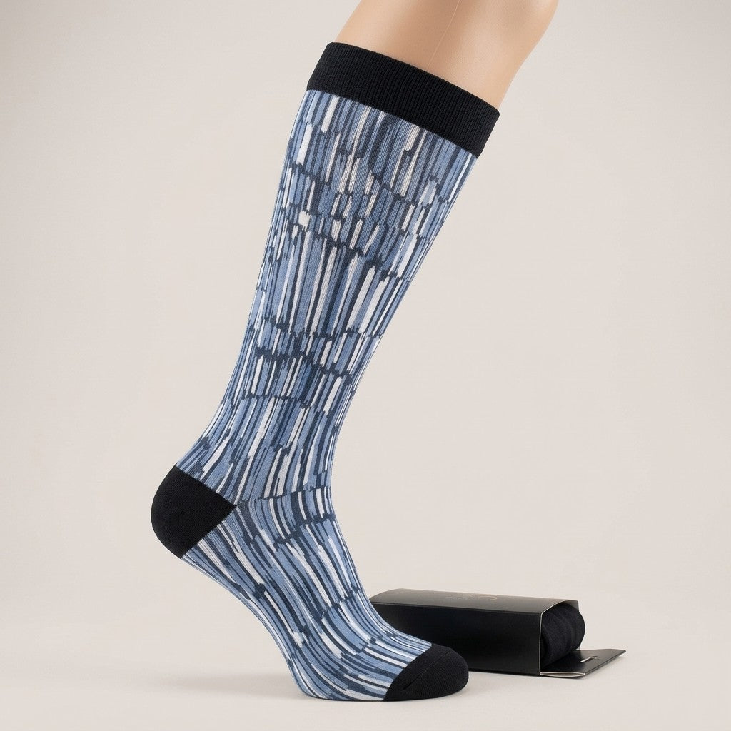Prince Daniel Men's Therapeutic Compression Socks 8-15 mmHg Blue Shoe Size 8-13