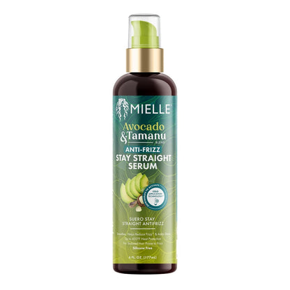 Mielle Avacado & Tamanu Blend Anti-Frizz Stay Straight Serum 6 Fl Oz (Pack of 1)