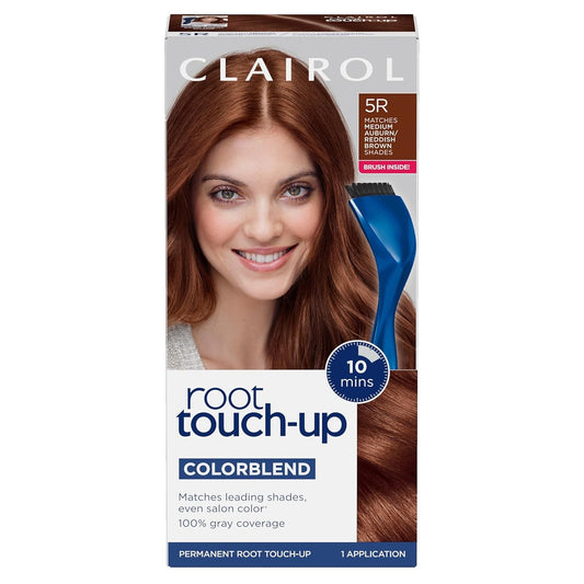 Clairol Root Touch-Up by Nice'n Easy Permanent Hair Dye, 5R Medium Auburn 1 Pack