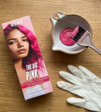 2 Pack Bleach London The Big Pink Semi-Permanent Hair Color Dye Vegan 150ml Each