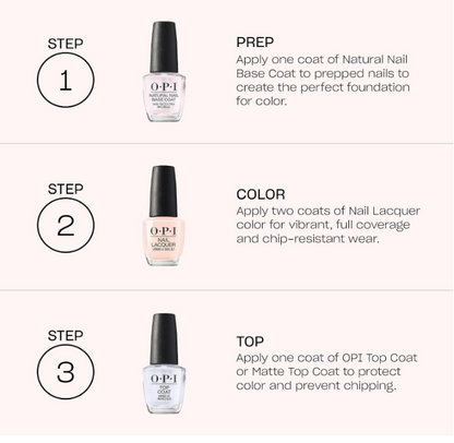 OPI Nail Lacquer Classic Nail Polish Colors | Metallic Composition | NLLA01
