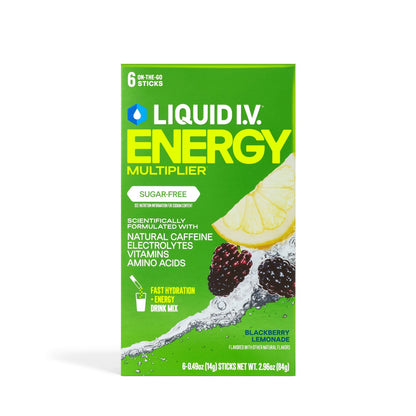 Liquid I.V.® Blackberry Lemonade Sugar-Free Hydration Multiplier 4 Pack 24 Stick
