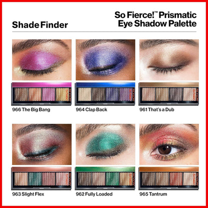 Revlon So Fierce! Prismatic Shadow Palette, 962 Fully Loaded, 0.21 oz