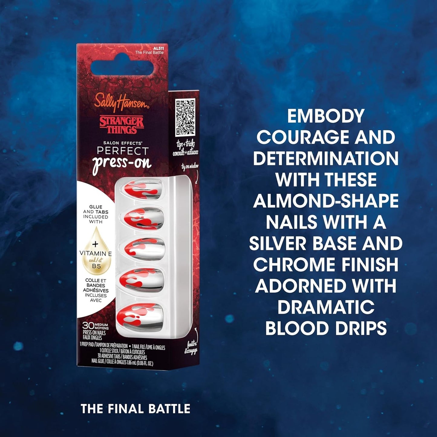 Sally Hansen Insta-Dri x Stranger Things Perfect Press-Ons, The Final Battle