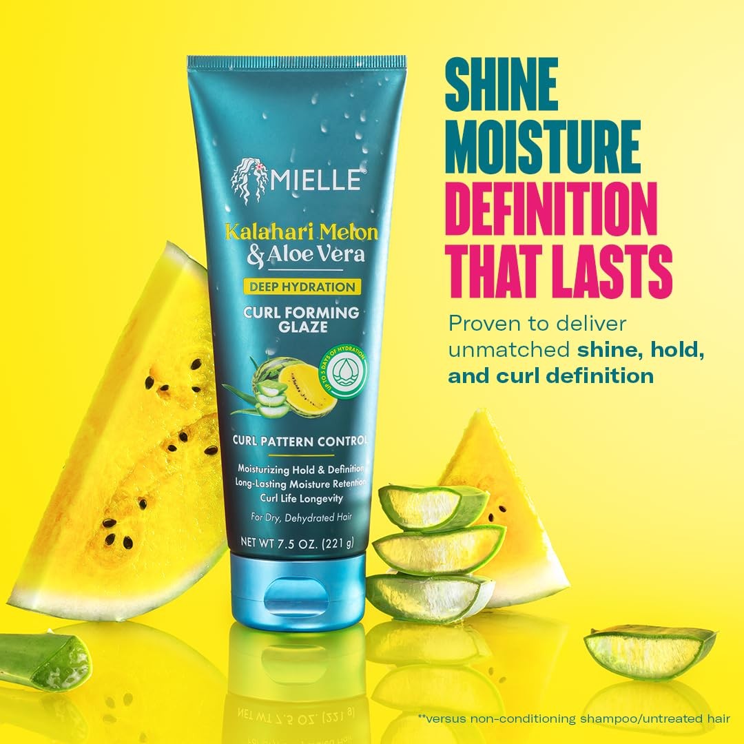 Mielle Organics Curl Forming Glaze Kalahari Melon & Aloe Vera Deep Hydration 7.5