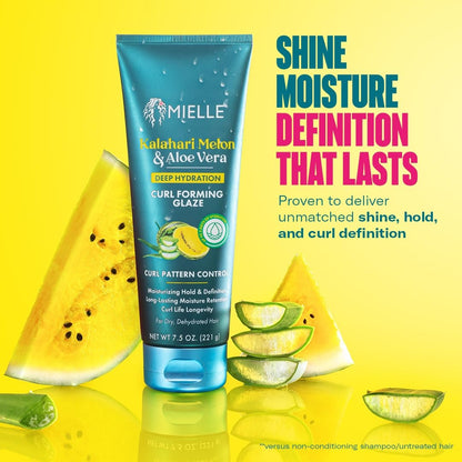 Mielle Organics Curl Forming Glaze Kalahari Melon & Aloe Vera Deep Hydration 7.5