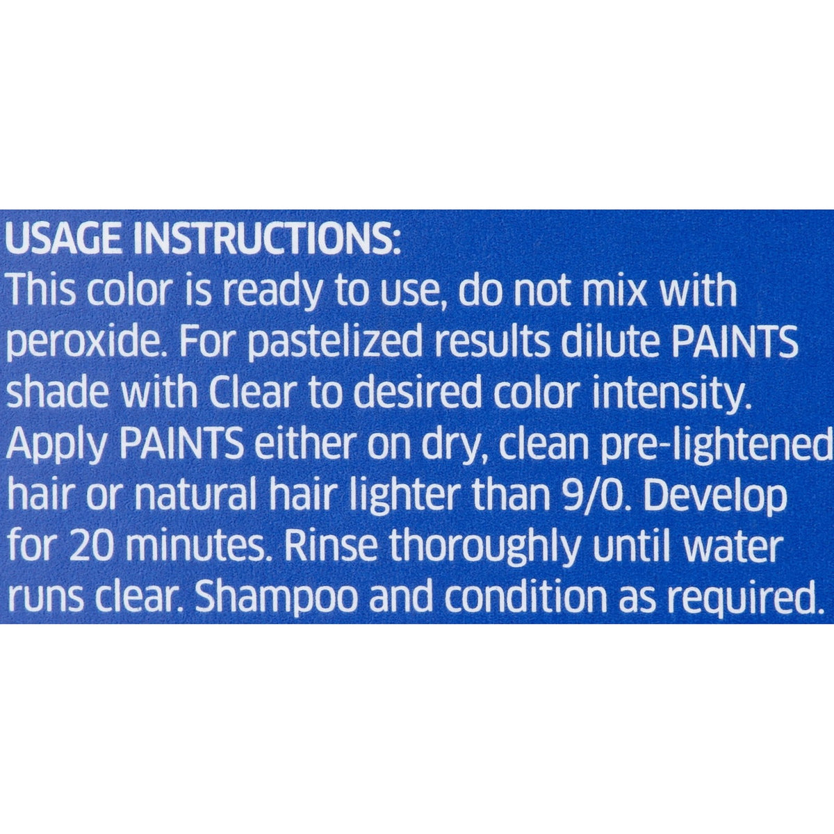 2 Pack Wella Color Charm Paints Semi-Permanent Hair Color - Blue 2 oz Tubes