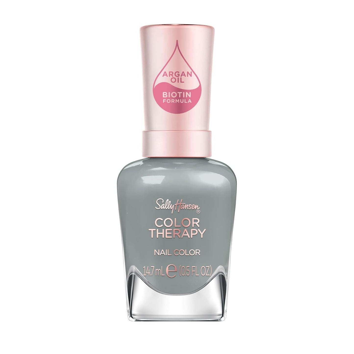 Sally Hansen Color Therapy Nail Polish | Biotin, Argan Oil, 474 Gorgeous Granite
