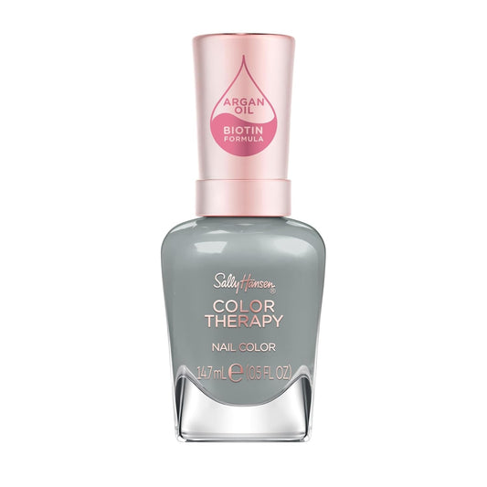 Sally Hansen Color Therapy Nail Polish | Biotin, Argan Oil, 474 Gorgeous Granite