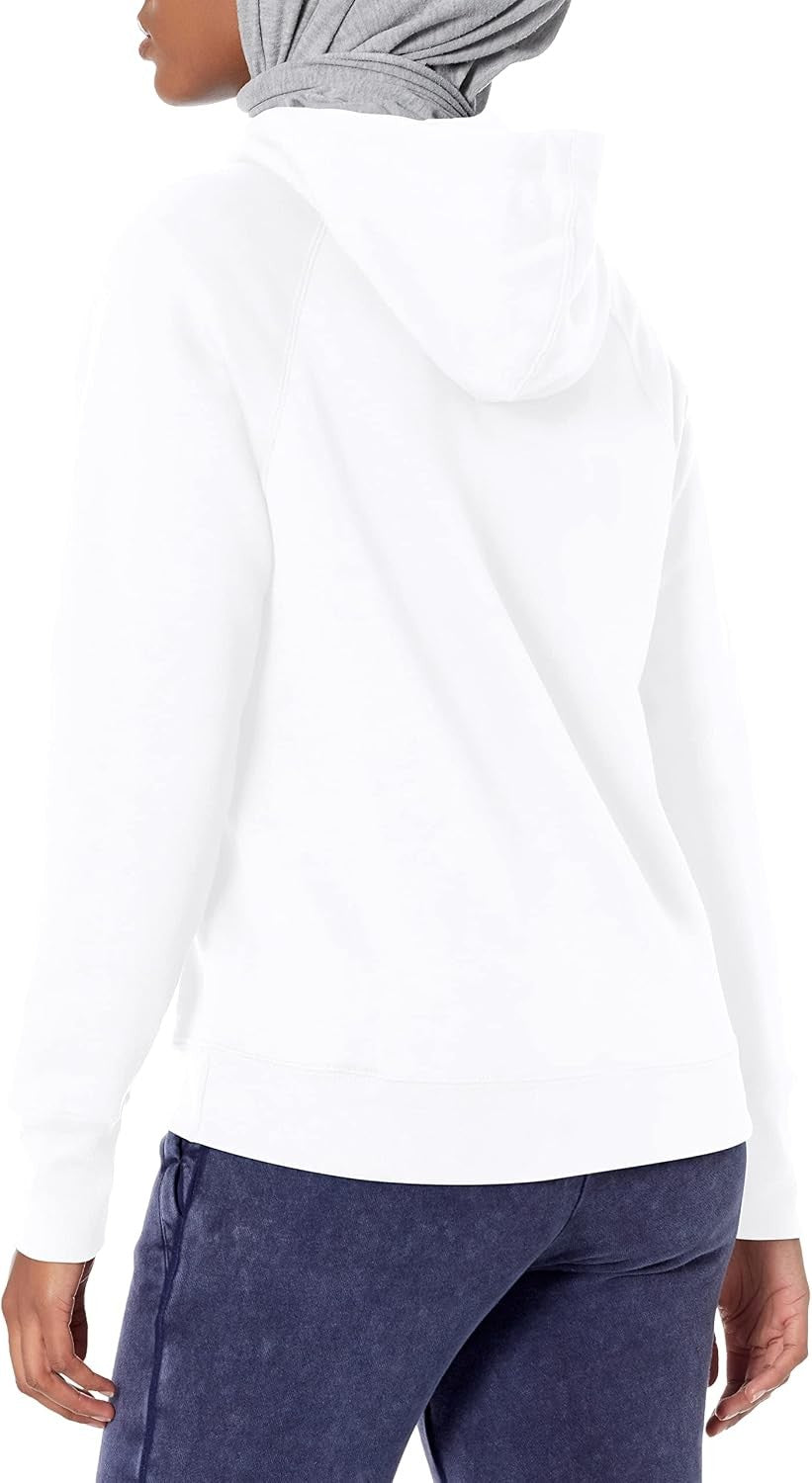 Champion Women's Women's Powerblend Crew, C Logo White XXL