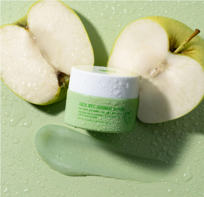 W7 Sweet Dreams Overnight Lip Mask Green Apple 12g Vitamin E Aloe Vera Hydrating