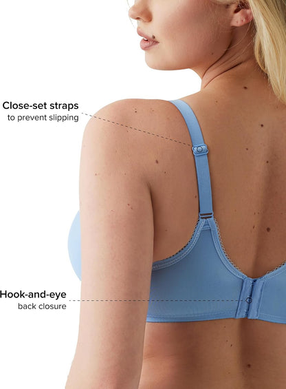 Wacoal Women's Basic Beauty Spacer Underwire T-Shirt Bra Bel Air Blue 38 DD
