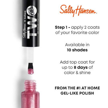 Sally Hansen It Takes Two Miracle Gel™, Get Mod, Long Lasting, 900 Get Mod